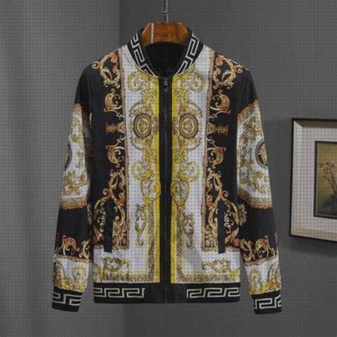 chaqueta cafe versace|Chaquetas Versace para hombre .